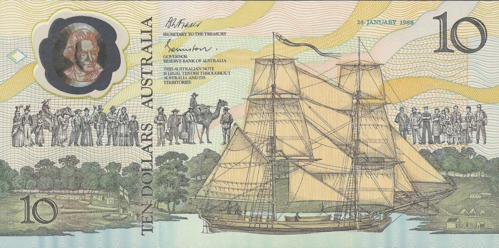 1988 "Bicentennial of Settlement in Australia" Commemorative Polymer Issue