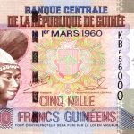 The 50th Anniversary Banknotes of the Guinean Franc